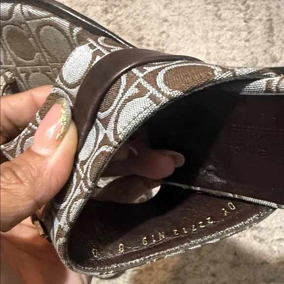 Stylish Brown Patterned ferragamo  sandals Women's Sandals - Picture 5 of 5